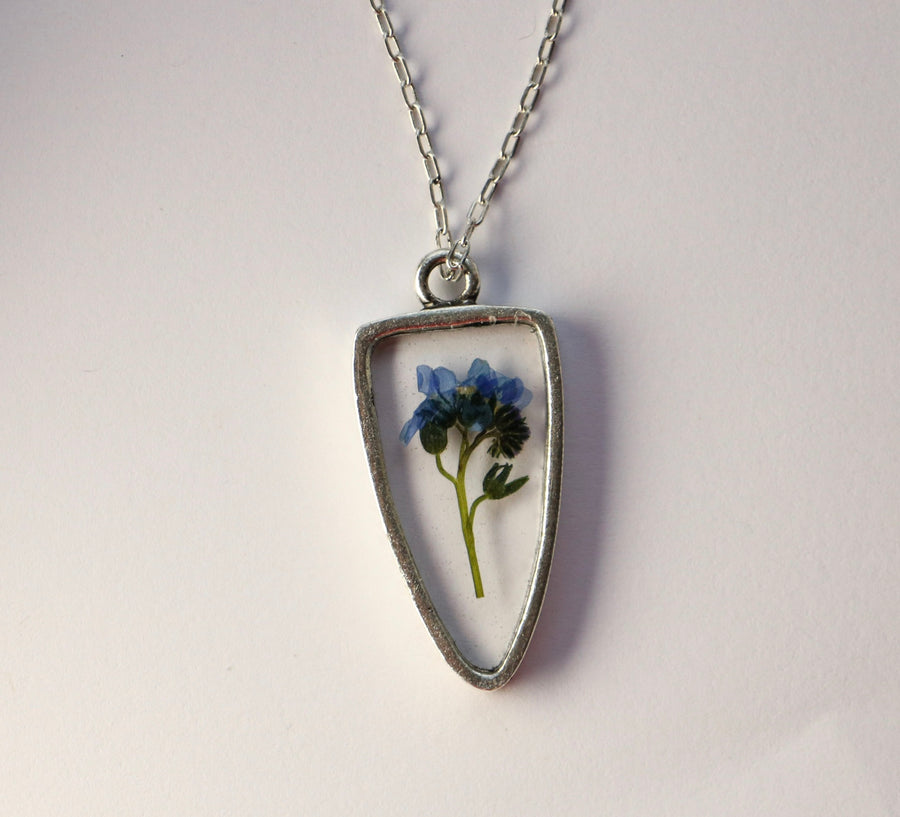 Forget-Me-Not Arrowhead Necklace