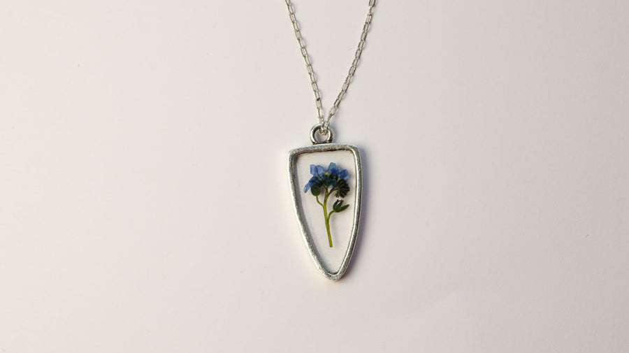 Forget-Me-Not Arrowhead Necklace